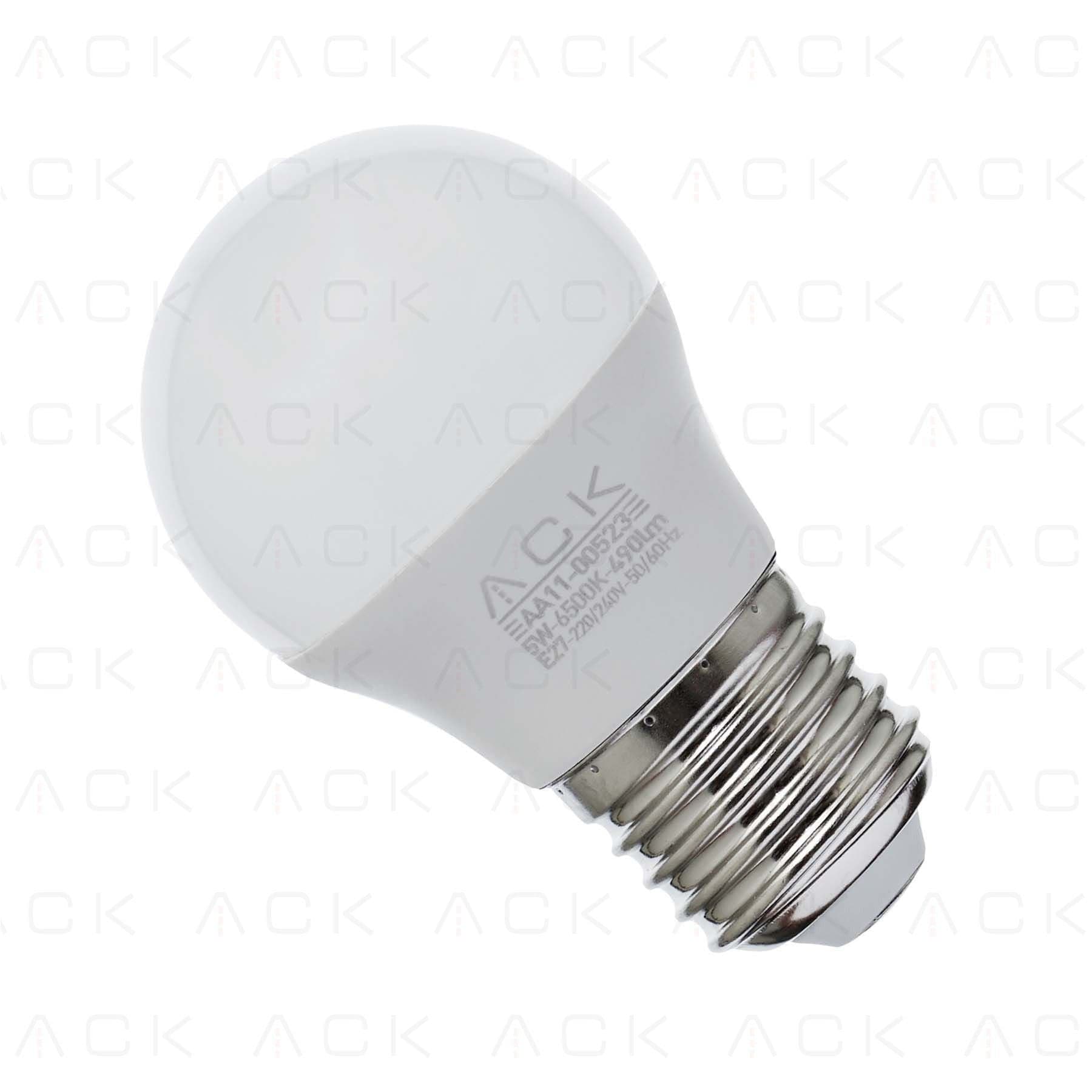 ACK 5W 220-240V E27 6500K Top Led Ampul AA11-00523