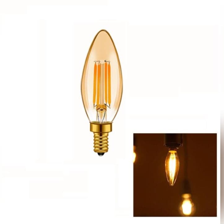 Cata 4 Watt Rustik Led Ampul CT-4280 Amber Renk E14