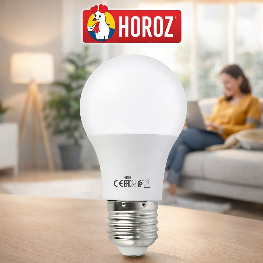 HOROZ Ekola 9 W  Led Ampul 4200K 220-240V E27 H-001-006-2009-0002