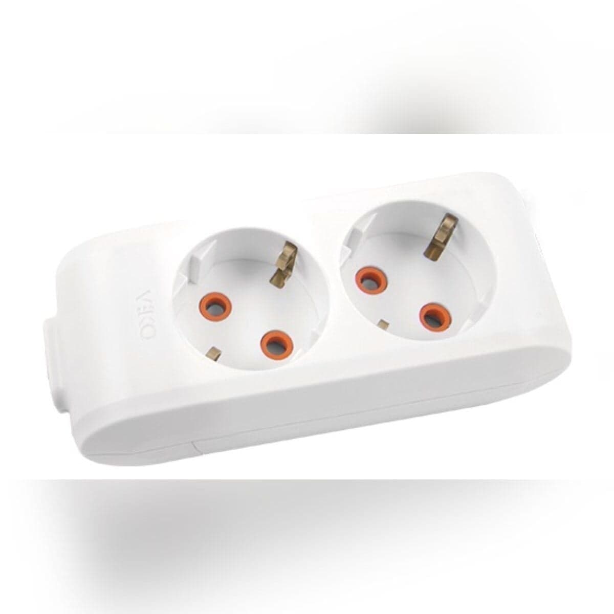 Viko Multi-Let İkili Priz Topraklı Çocuk Korumalı Klemensli