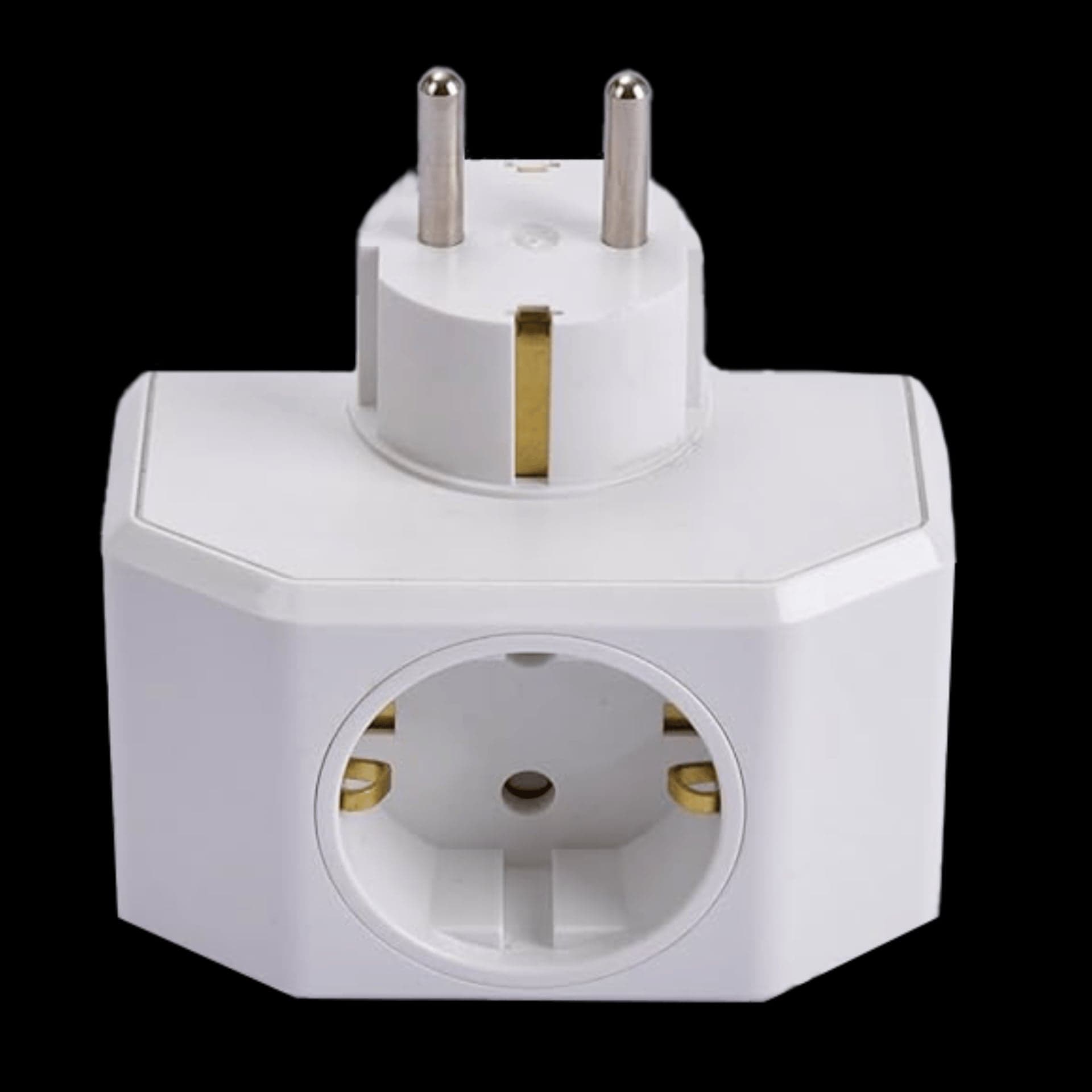 Viko Yonca Plus Beyaz Üçlü Toprakli Priz